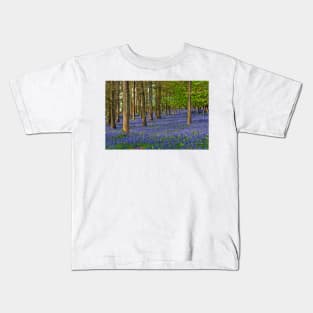 Bluebell Woods Greys Court Oxfordshire UK Kids T-Shirt